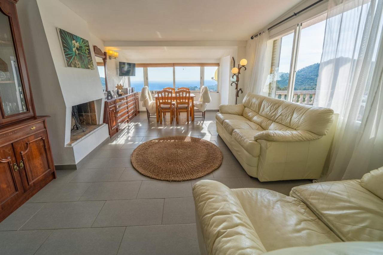 Villa Vista Lux, Piscina Privada Y Zona Exterior Con Vista Mar توسا ذي مار المظهر الخارجي الصورة