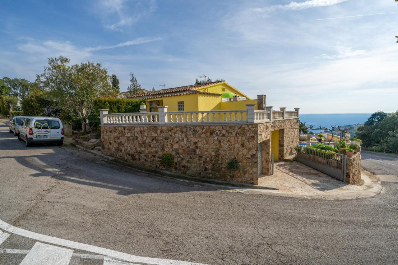Villa Vista Lux, Piscina Privada Y Zona Exterior Con Vista Mar توسا ذي مار المظهر الخارجي الصورة